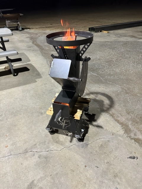 6 Inch Rocket Stove - Slicks Fabworks