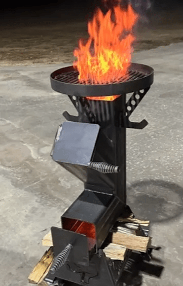 6 Inch Rocket Stove - Slicks Fabworks