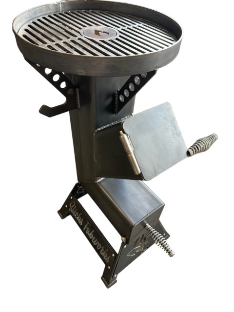 6 Inch Rocket Stove - Slicks Fabworks