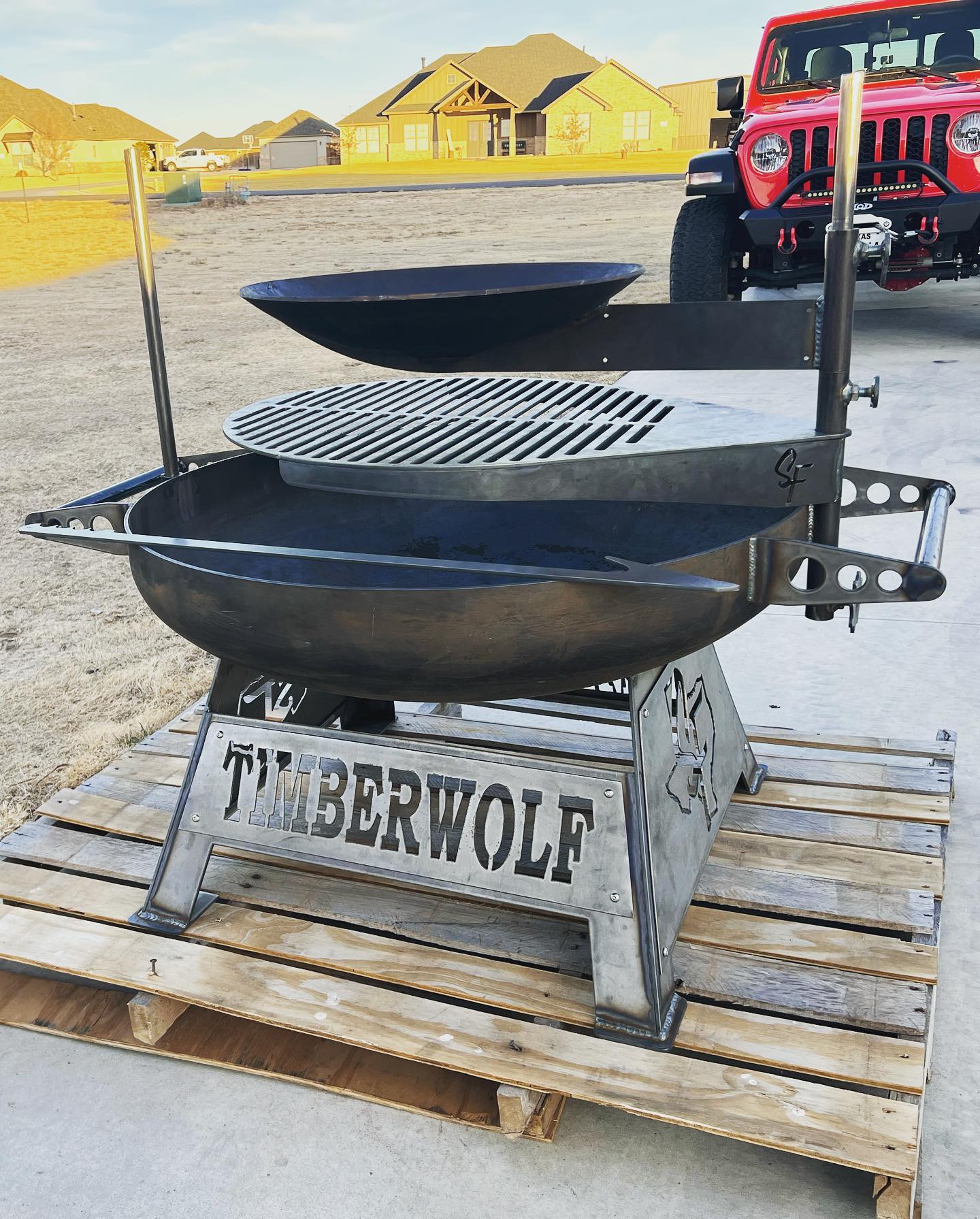 Timberwolf Firepit - Slicks Fabworks