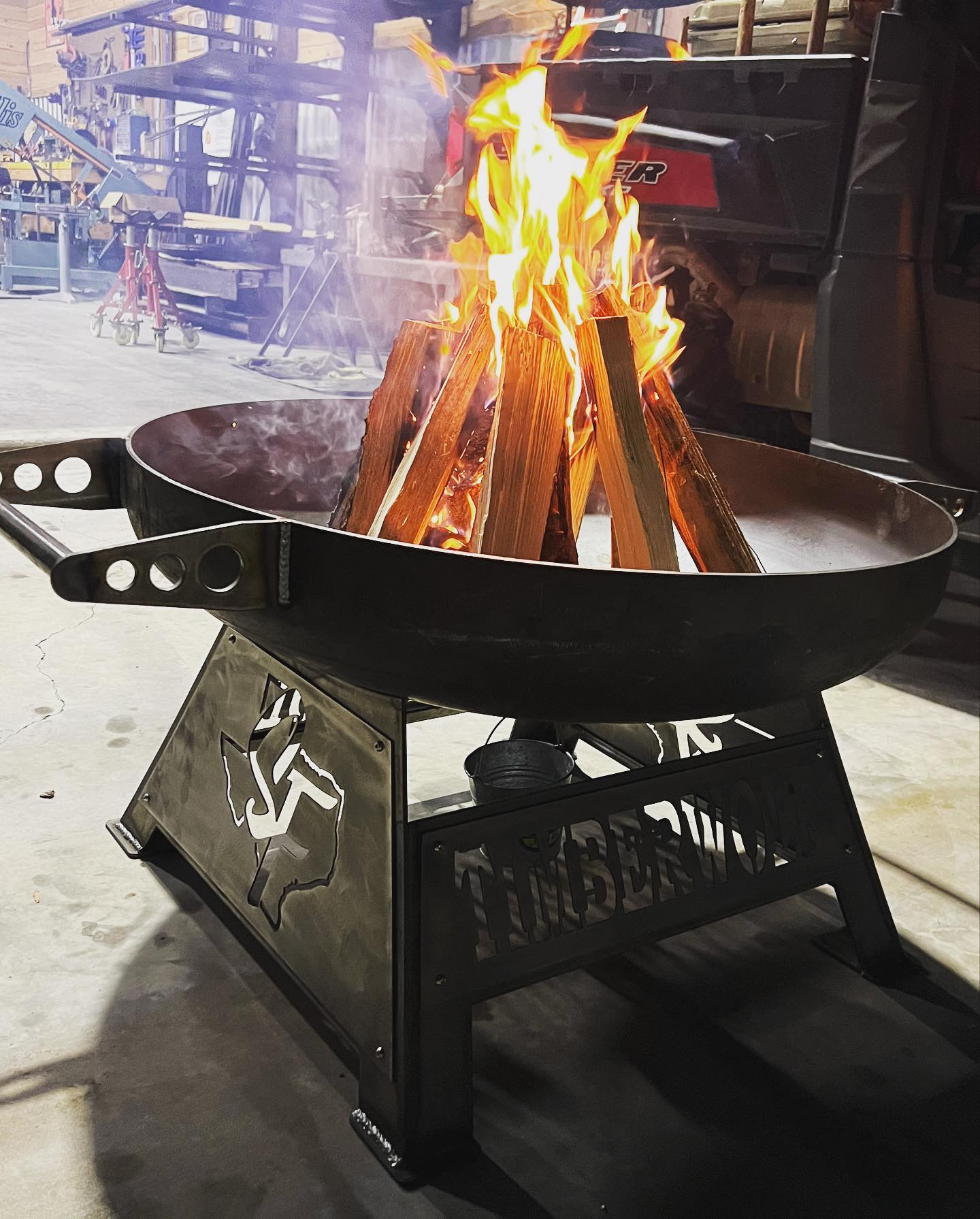 Timberwolf Firepit - Slicks Fabworks