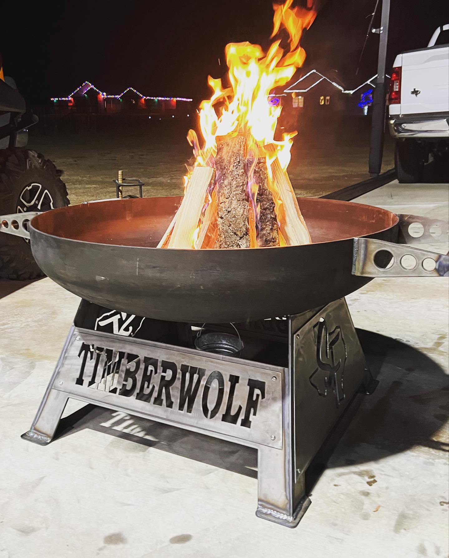 Timberwolf Firepit - Slicks Fabworks